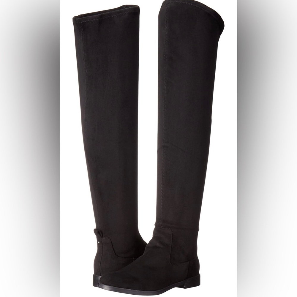 Black Suede Kenneth Cole Reaction over the knee Boots! NEVER WORN!
